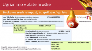 Ugriznimo v zlate hruške - Strokovna sreda, simpozij, 21. 4. 2021