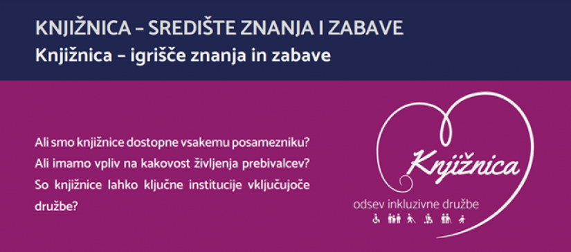 Najava Mednarodnega strokovnega srečanja Knjižnica – odsev inkluzivne družbe