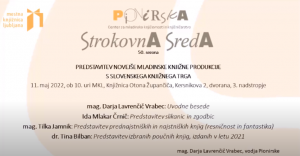 MKL strokovna sreda Predstavitev novejše mladinske knjižne produkcije 11. maj 2022