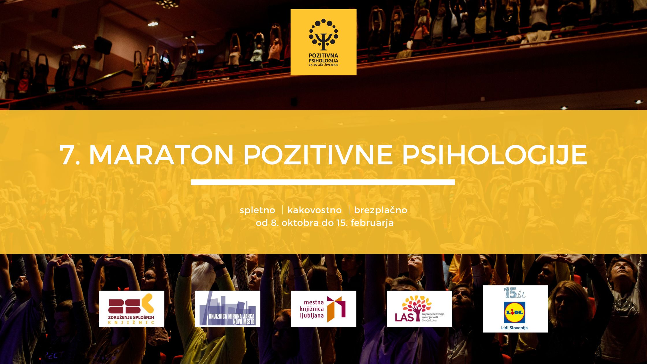 7. Maraton pozitivne psihologije - najavna pasica