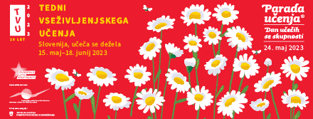Tedni vseživljenjskega učenja. Slovenija, učeča se dežela, 15. 5. do 18. 6. 2023