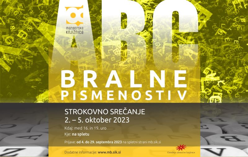 ABC bralne pismenosti V, strokovno srečanje 2.- 5. oktober 2023