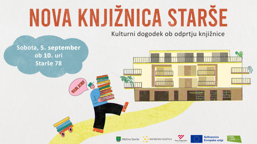 Vabilo na otvoritev Knjižnice Starše